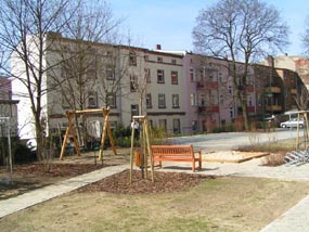 Spielplatz auf dem Hinterhof