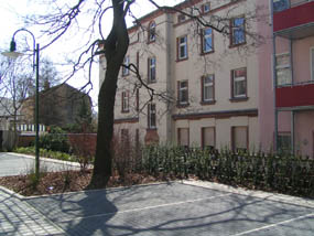 Rückansicht der Goerlitzer Straße 22 in Forst (Lausitz)