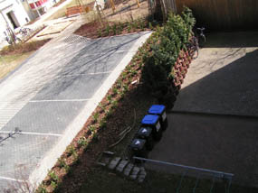 Grillplatz mit Blick aus der 1. Etage